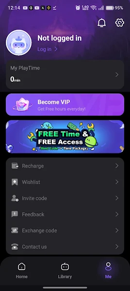 Screenshot of Cato Cloud Gaming on Android